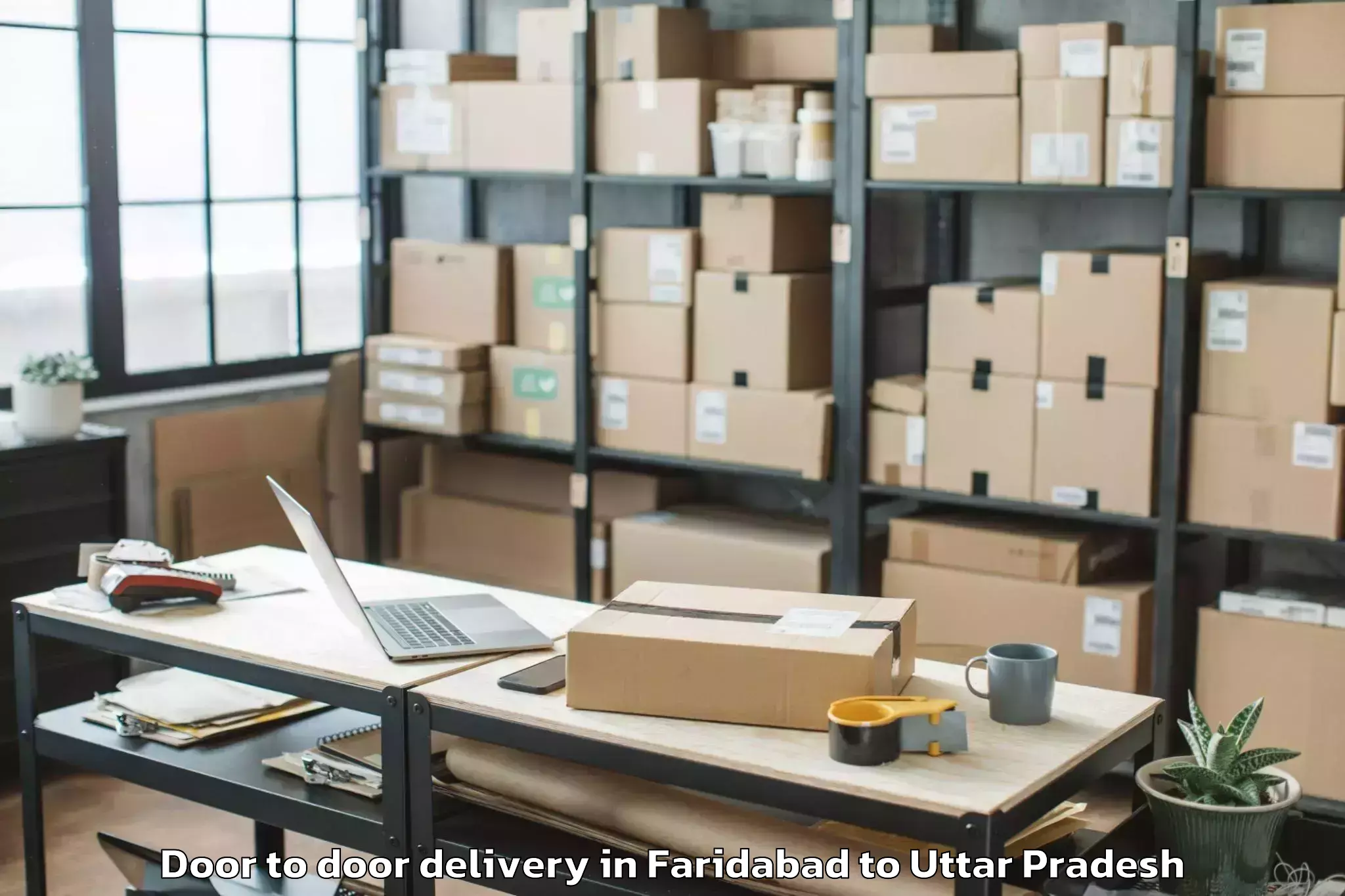 Quality Faridabad to Itava Door To Door Delivery